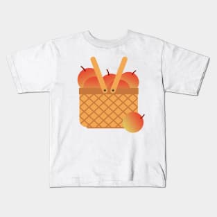 Apple Basket Kids T-Shirt